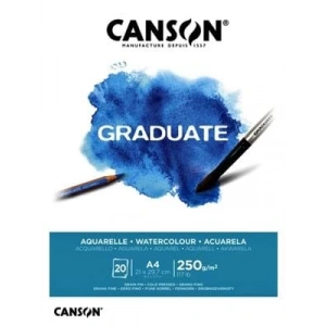 3E Grup - Canson Graduate A4 250 Gr 20sy Aquarelle Sketch Defter Cangrad 400127657