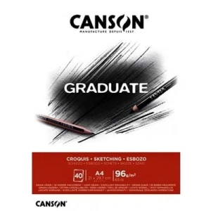 3E Grup - Canson Graduate A4 96 Gr 40yp Çizim Sketch Defter Cangrad 400127604
