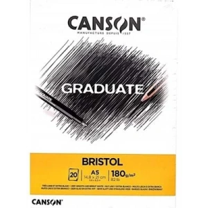 3E Grup - Canson Graduate A5 180 Gr 20sy Bristol Çizim Sketch Defter Cangrad 400127675
