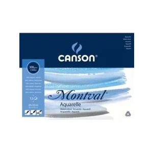 3E Grup - Canson Montval 300 Gr 24x32 12yp Çizim Blok Grenli 200807319