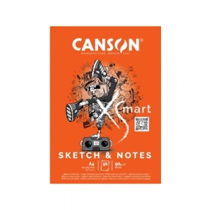 3E Grup - Canson Xsmart A4 90 Gr Sketch & Notes Çizim Defteri 50 Yp 32250p003