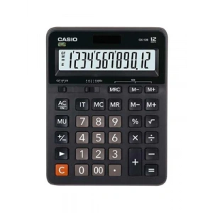 3E Grup - Casio Gx-12b-bk Hesap Makinesi 12 Hane