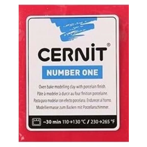 3E Grup - Cernit Fırınlanabilir Seramik Hamuru 56 Gr Noel Kırmızısı 62463