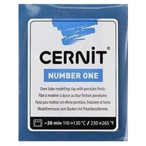 3E Grup - Cernit Fırınlanabilir Seramik Hamuru 56 Gr Sedefli Asker Mavisi 62246