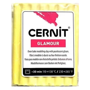 3E Grup - Cernit Fırınlanabilir Seramik Hamuru 56 Gr Sedefli Sarı 62700