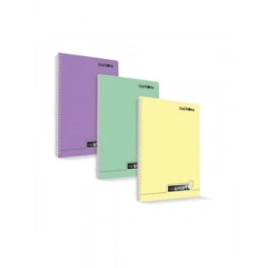 3E Grup - Çınar Im Smart A4 Spiralli Pp Kapak Defter Çizgili 72 Yp 72907