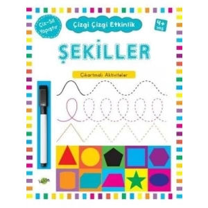 3E Grup - Çizgi Çizgi Etkinlik - Şekilller - Kukla Yayınları