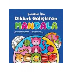 3E Grup - Çocuklar İçin Dikkat Geliştiren Mandala - Bıcırık Yayınları