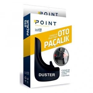 Dacia Duster Yazılı Paçalık Tozluk Çamurluk Siyah 2li