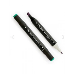 3E Grup - Del Rey Twin Çift Uçlu Marker Kalem Bg50 Forest Green