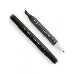 3E Grup - Del Rey Twin Çift Uçlu Marker Kalem Cg7 Cool Grey