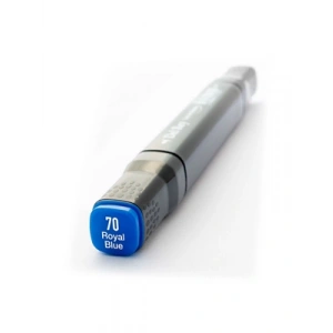 3E Grup - Del Rey Twin Çift Uçlu Marker Kalem Pb70 Royal Blue