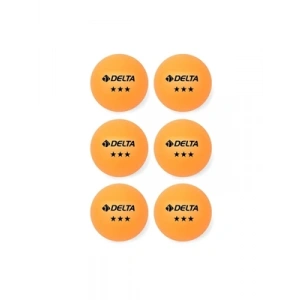 3E Grup - Delta Masa Tenisi (pinpon) Topu Turuncu 6lı Cpt294
