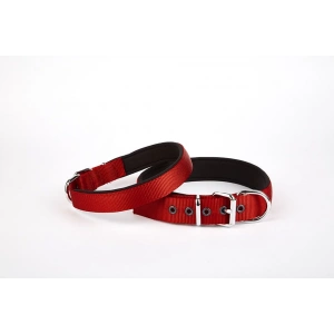 3E Grup - Doggie Comfort Dokuma Köpek Boyun Tasması 45-52 cm Kırmızı