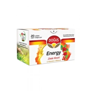 3E Grup - Doğuş Energy ( C Vitamini-hibiscus) Bitki Çayı Süzen Poşet 2 Gr 20li
