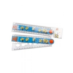 3E Grup - Dolphin Mınıons 30 Cm Katlanabilir Cetvel Mno-145332