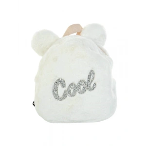 3E Grup - Dolphin Peluş Sırt Çantası Krem Pb-759-b