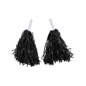 3E Grup - Dominic Ponpon Metalik Siyah 2li Dmn-01