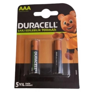3E Grup - Duracell Aaa 1.2v 900 Mah Şarjlı Pil 2li