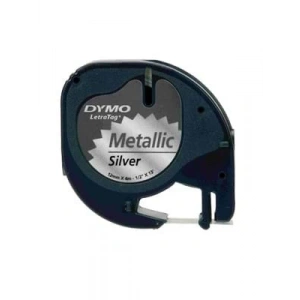 3E Grup - Dymo 12 Mmx4m Metalik Şerit Gri 0721730