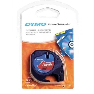 3E Grup - Dymo 12 Mmx4m Plastik Kırmızı 91203
