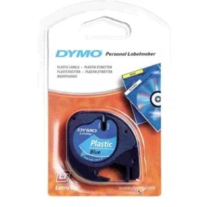 3E Grup - Dymo 12 Mmx4m Plastik Şerit Mavi 59426