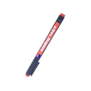 3E Grup - Edding 148f Asetat Kalemi Kırmızı