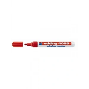 3E Grup - Edding 4095 Window Tahta Kalemi Kırmızı