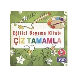 3E Grup - Eğitici Boyama Çiz Tamamla-parıltı Yayınları