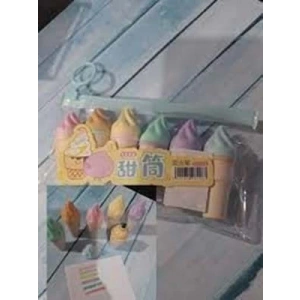 3E Grup - Elif Fosforlu Kalem Isırık Dondurma Model 6lı 239