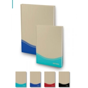 3E Grup - Elma Naturel A4 Sert Kapak Defter Kareli 160 Yp Mbh01-yfv