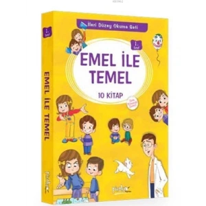 3E Grup - Emel İle Temel 10 Kitap (1.sınıflar İçin) - Pinokyo Yayınları