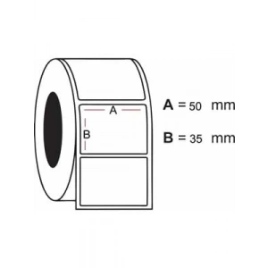 3E Grup - Ermet 35x50 Yyn 2 Li Termal Etiket Rulosu 1000 Li