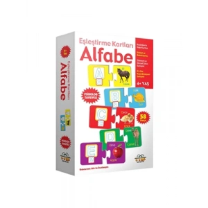 3E Grup - Eşleştirme Kartları Alfabe - 0-6 Yaş Yayınları