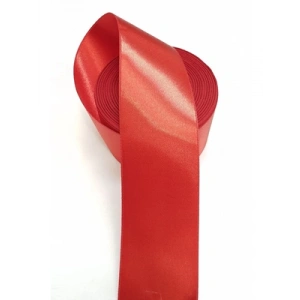 3E Grup - Esra 6 Mmx500mt Saten Kurdale Kırmızı