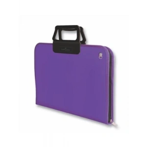 3E Grup - Faber Castell 28x38 Proje Çantası Mor 191903