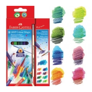 3E Grup - Faber Castell 8 Renk Sihirli Boya Kalemi