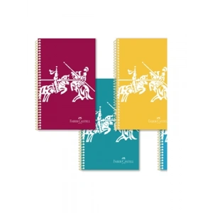 3E Grup - Faber Castell A4 Pp Kapak Spiralli Defter Çizgili 140 Yp 5075000047