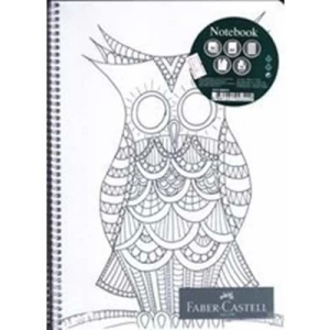 3E Grup - Faber Castell A4 Pp Kapak Spiralli Defter Çizgili 80 Yp 000015