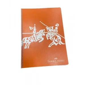 3E Grup - Faber Castell A4 Pp Kapak Spiralli Defter Kareli 100 Yp 5075000346