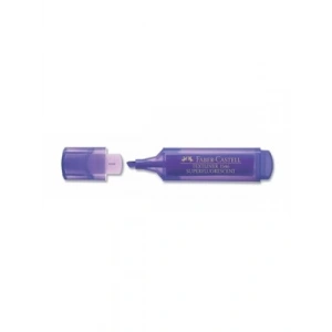 3E Grup - Faber Castell Fosforlu Kalem Şeffaf Kasa Mor 154636