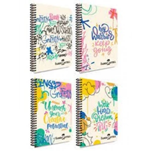 3E Grup - Faber Castell Grafiti A4 Pp Kapak Spiralli Defter Çizgili 100 Yp 5075000429