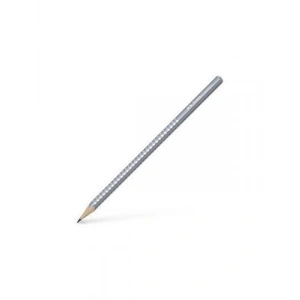 3E Grup - Faber Castell Grip 2021 Sparkle Kurşun Kalem Gümüş 5244118228000