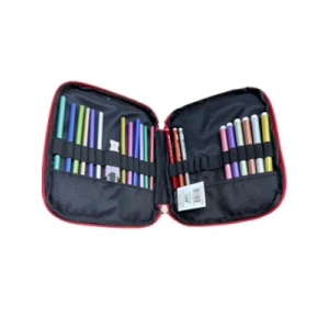 3E Grup - Faber Castell Kalem Çantalı Okul Seti Metalik Renkler 5178000123