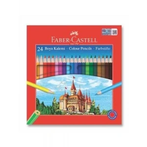 3E Grup - Faber Castell Kuruboya Kalemi 24 Renk 116324