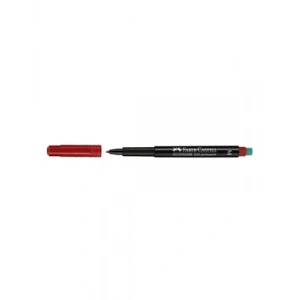 3E Grup - Faber Castell Permanent Kalem (m) Kırmızı