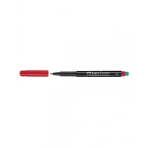 3E Grup - Faber Castell Permanent Kalem (s) Kırmızı