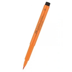 3E Grup - Faber Castell Pıtt Çizim Kalemi B 167413 Parlak Turuncu