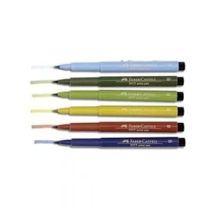 3E Grup - Faber Castell Pıtt Çizim Kalemi Bb 167654 A.kob.turkuaz