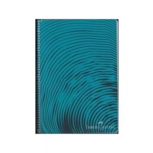 3E Grup - Faber Castell Waves A4 Pp Kapak Spiralli Defter Kareli 80 Yp 5075000435